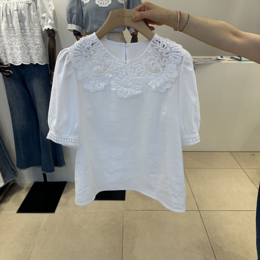 2nd B-S東大門實拍女裝新款熱賣推薦26春夏時尚襯衫蕾絲衫2nd B-S襯衫/蕾絲衫圖色2