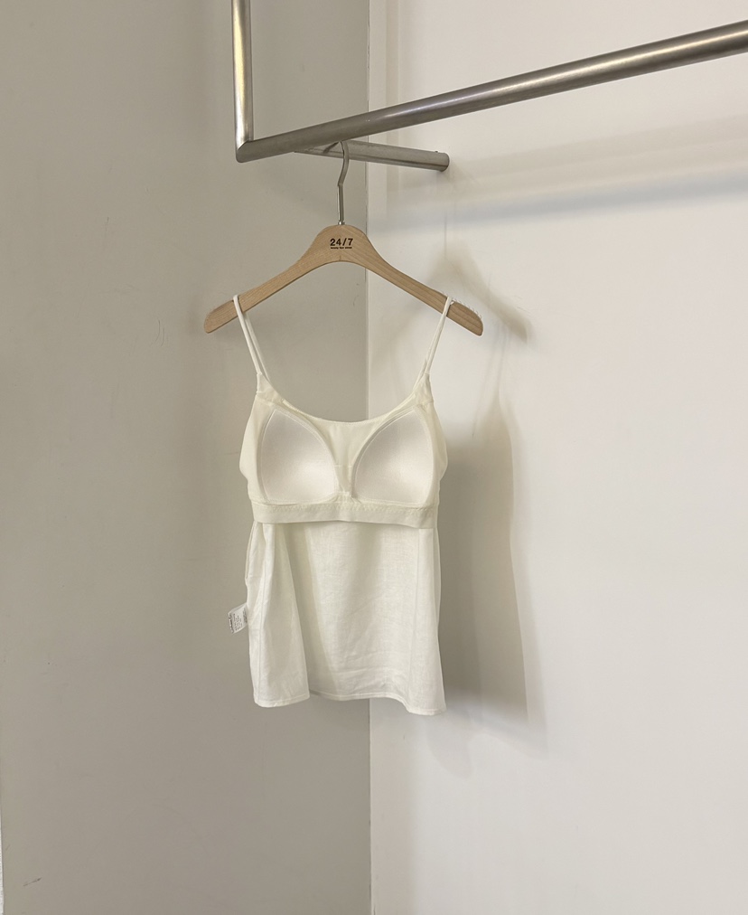 TWENTY FOUR SEVEN24-7韓國直郵女士新款推薦吊帶背心亞麻TEWNTY FOUR SEVEN24-7吊帶/背心