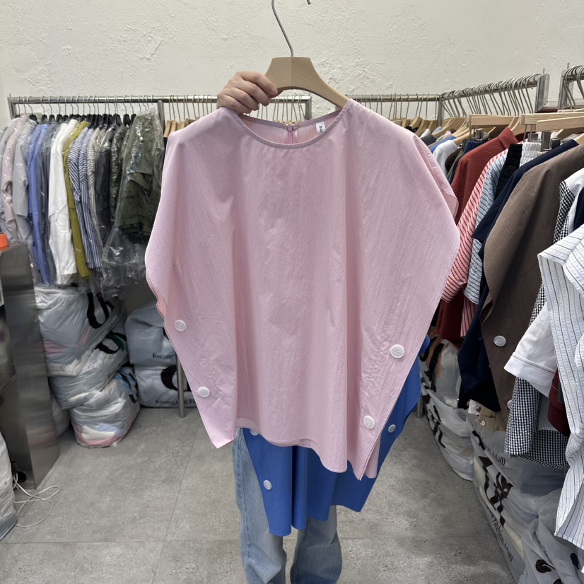 DA YLOG韓國代購女裝新款推薦休閑26春夏襯衫蕾絲衫雙面DA YLOG襯衫/蕾絲衫圖色2