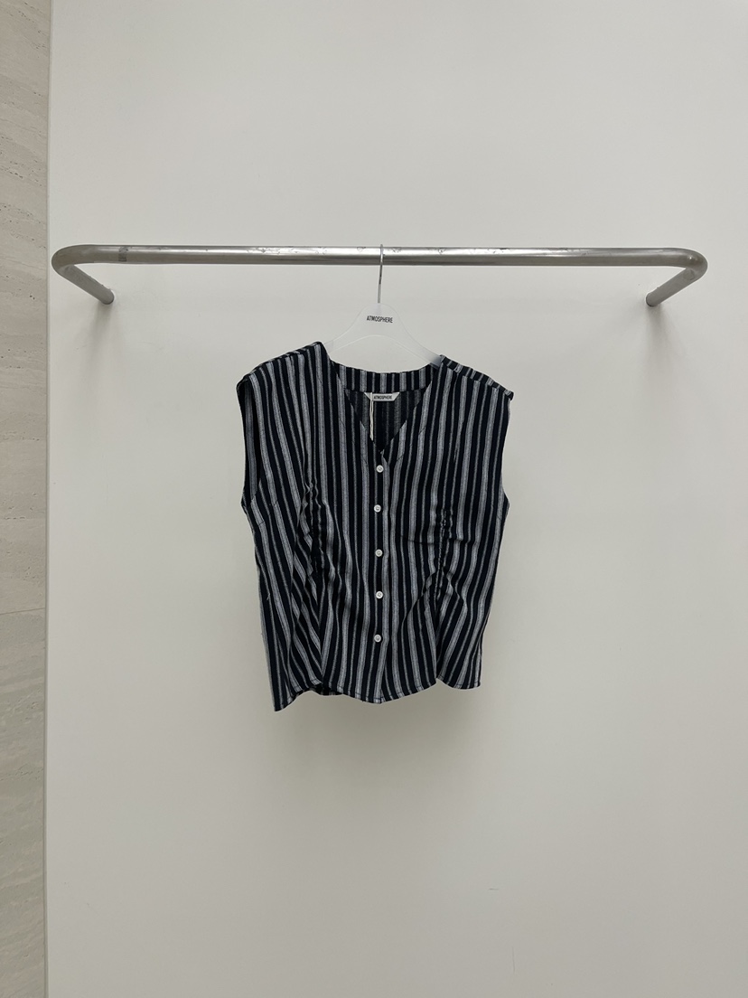 ATMOSPHERE韓國直郵實拍女裝新款人氣26夏季職業襯衫蕾絲衫ATMOSPHERE/BLING襯衫/蕾絲衫圖色2