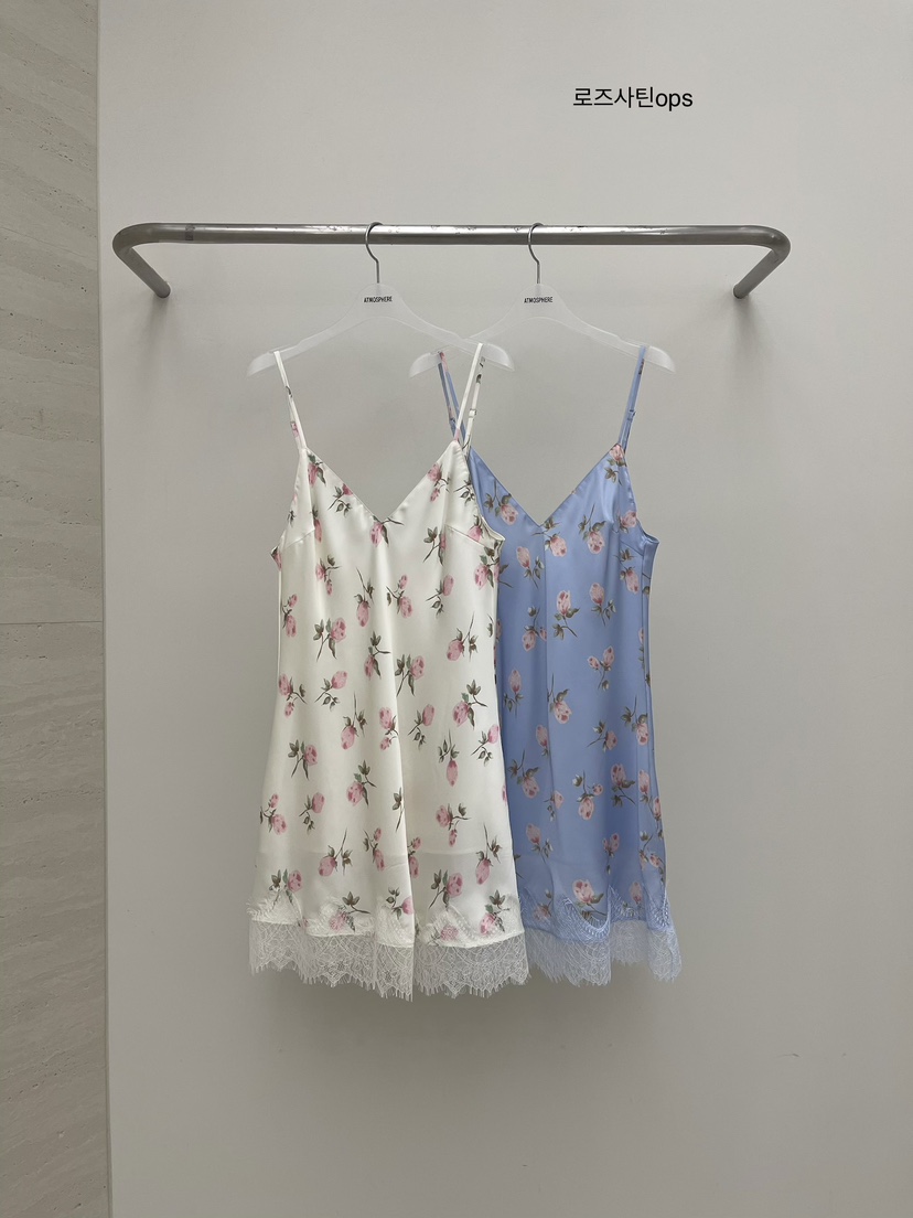 ATMOSPHERE韓國代購女裝新品時尚熱賣26春夏人氣連衣裙緞ATMOSPHERE/BLING連衣裙