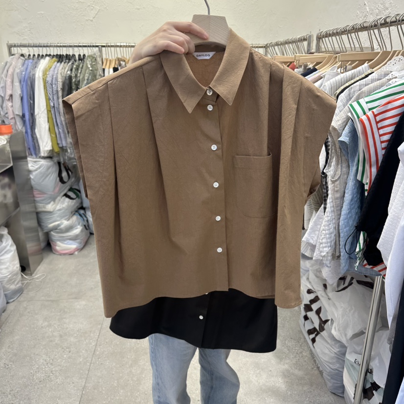 DA YLOG韓國直郵實拍女士新款休閑時尚26夏季推薦熱賣馬甲DA YLOG馬甲圖色2