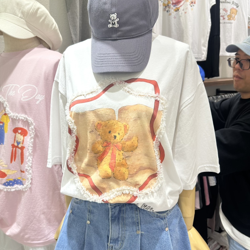 EVE韓國直郵女裝新款熱賣26春夏休閑職業人氣推薦26夏季T恤EVET恤圖色1