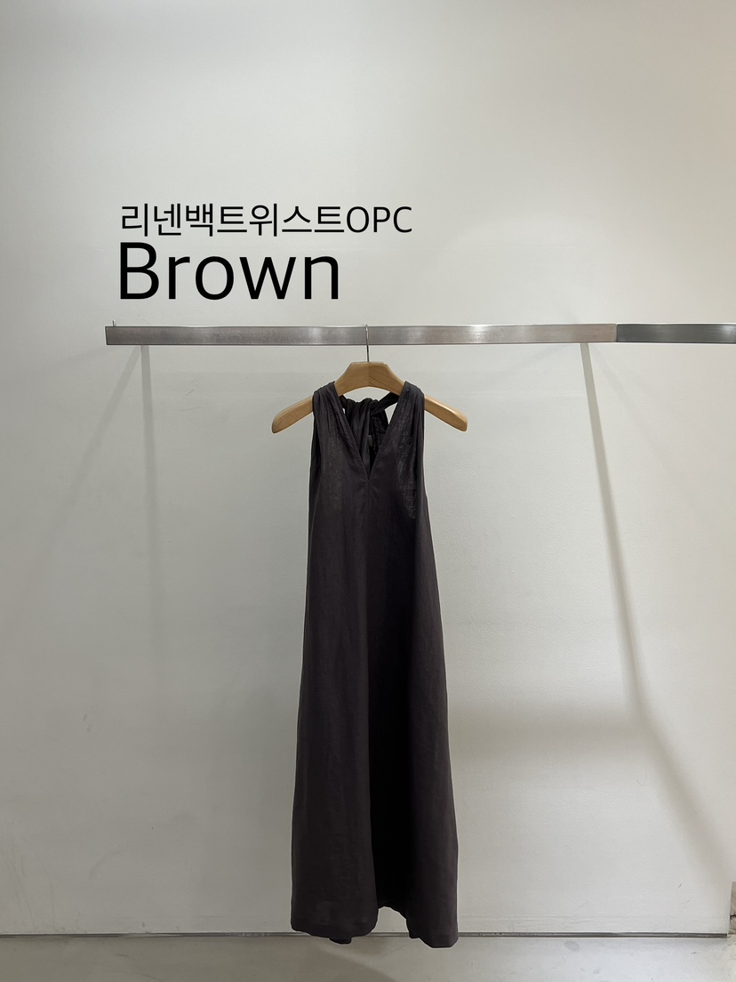 ONESTASTE東大門實拍女裝新品真品推薦職業熱賣連衣裙亞麻布TASTE/ONESTASTE連衣裙圖色2