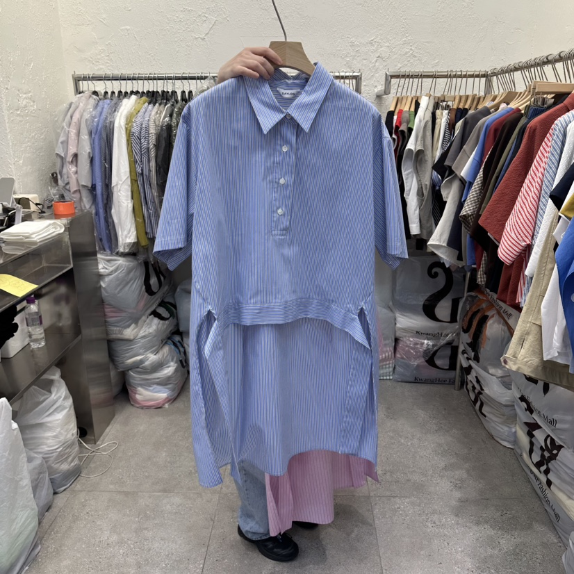 DA YLOG韓國代購女士新款熱賣推薦職業休閑26春夏襯衫蕾絲衫DA YLOG襯衫/蕾絲衫圖色1