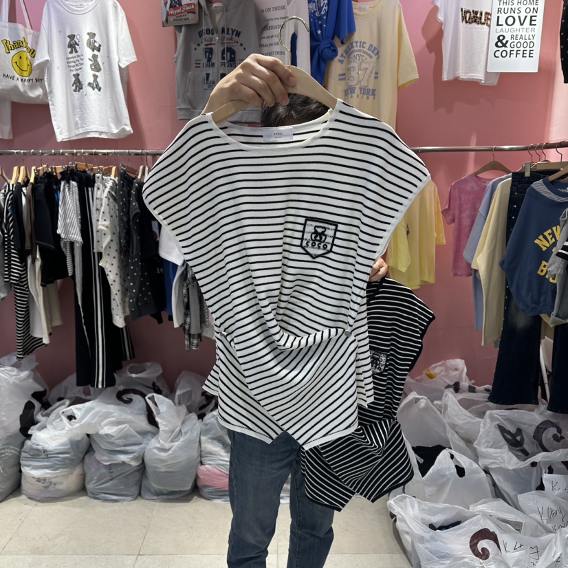 K STORY東大門實拍女裝新款推薦休閑時尚人氣熱賣職業T恤K STORYT恤圖色1