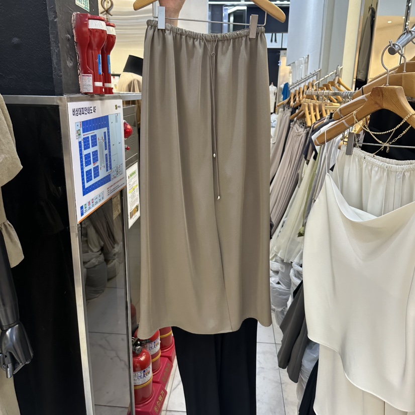 SANS韓國直郵女裝新品26春夏真品職業熱賣休閑推薦時尚長裙SANS長裙圖色3