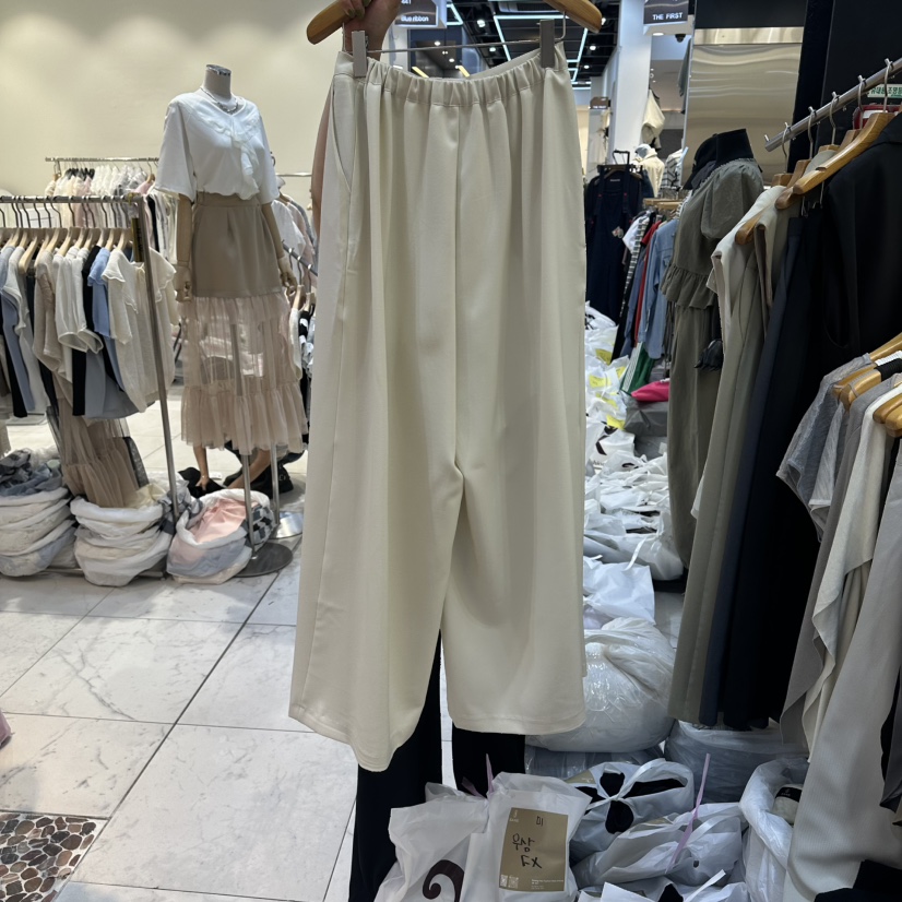 SANS韓國東大門直郵女裝新款休閑時尚職業推薦休閑褲褶裥SANS休閑褲