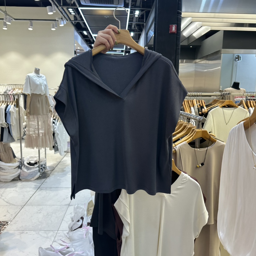 SANS韓國直郵女裝新品職業推薦26春夏26夏季熱賣人氣休閑T恤SANST恤圖色3