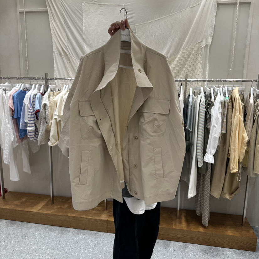 AFTERNOON韓國東大門直郵女裝新品熱賣26夏季推薦職業夾克AFTERNOON夾克圖色1