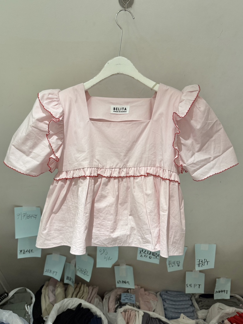 BELITA-L韓國代購女裝新款熱賣人氣26春夏26夏季襯衫蕾絲衫BELITA-L襯衫/蕾絲衫圖色3