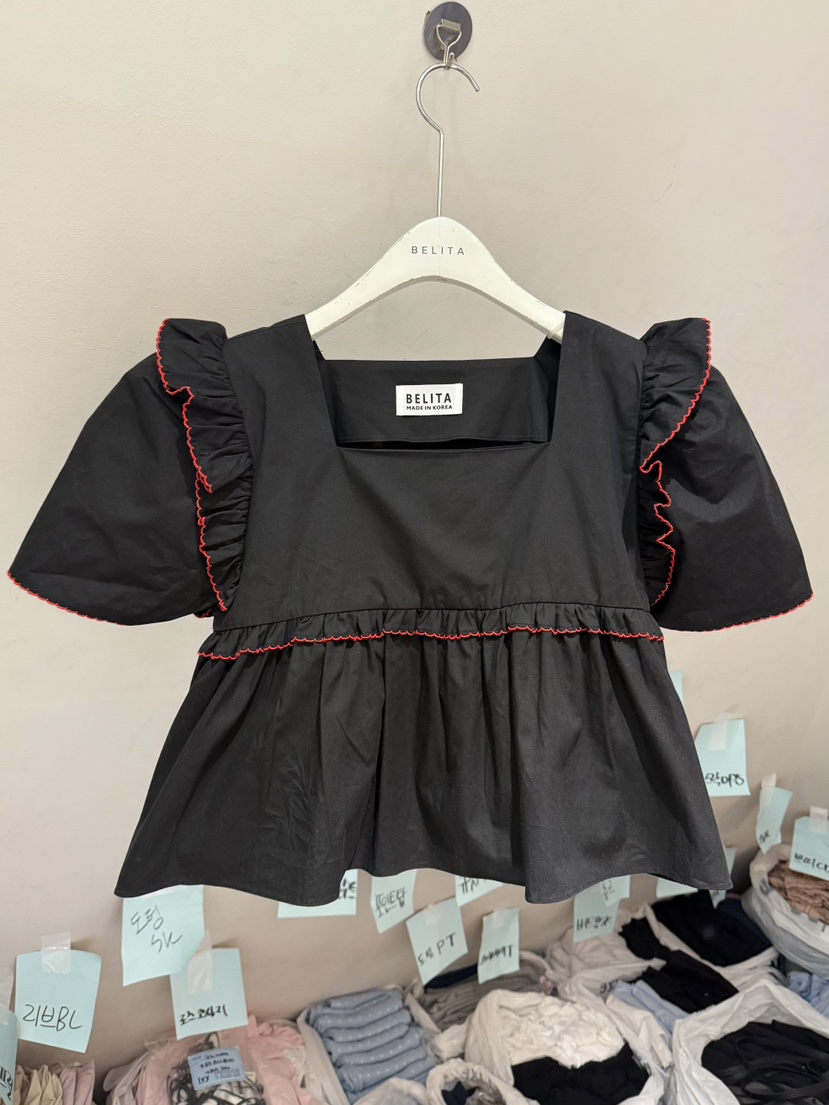 BELITA-L韓國代購女裝新款熱賣人氣26春夏26夏季襯衫蕾絲衫BELITA-L襯衫/蕾絲衫圖色4