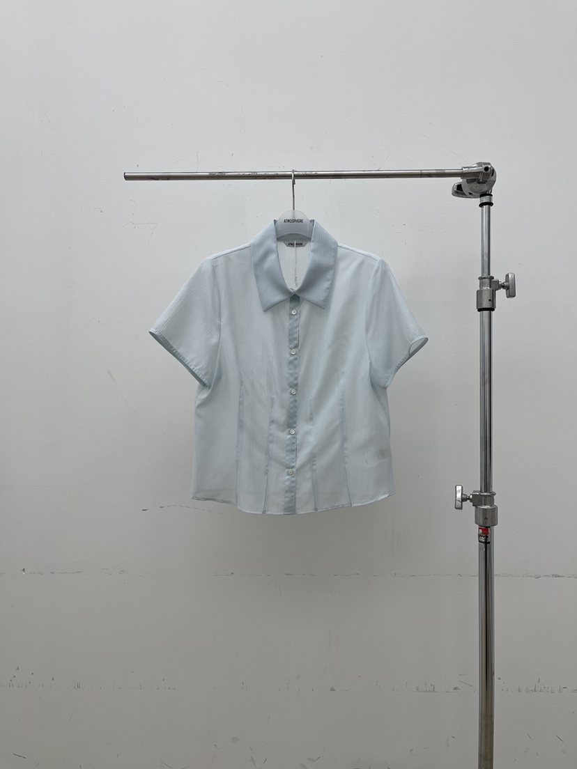 ATMOSPHERE韓國直郵女士新品職業休閑26夏季時尚襯衫蕾絲衫ATMOSPHERE/BLING襯衫/蕾絲衫圖色2