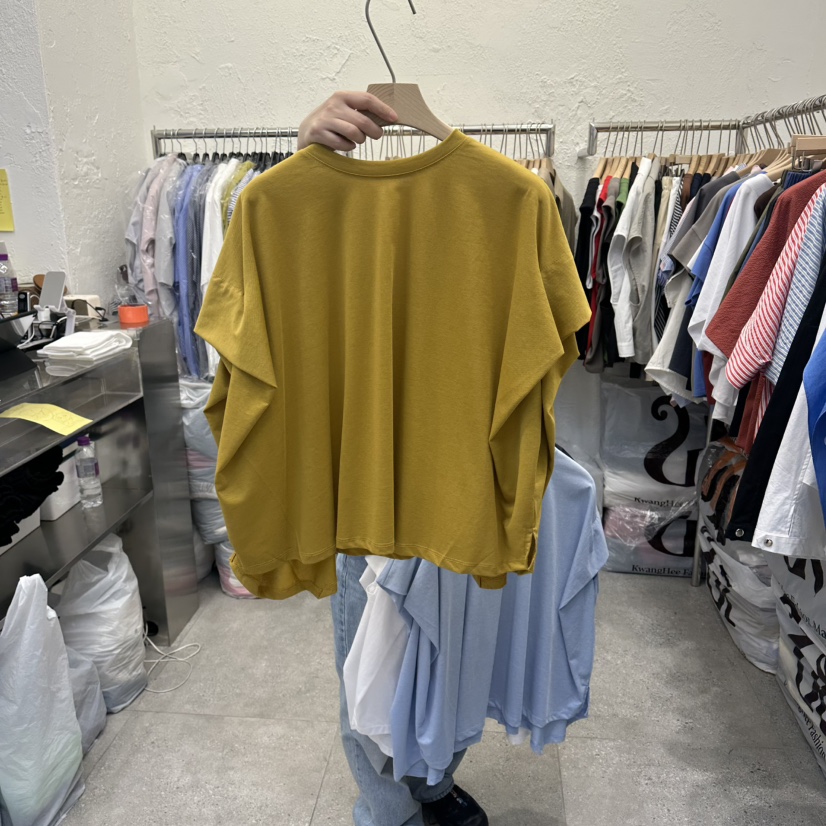 DA YLOG東大門實拍韓國女士新品職業熱賣時尚推薦休閑T恤DA YLOGT恤圖色1