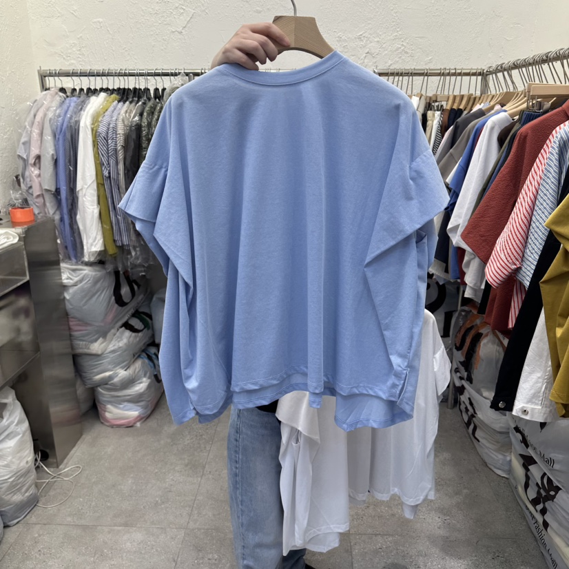 DA YLOG東大門實拍韓國女士新品職業熱賣時尚推薦休閑T恤DA YLOGT恤圖色2