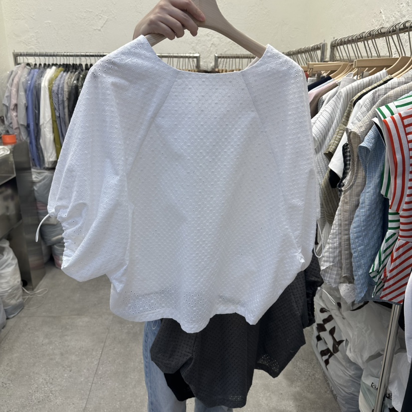 DA YLOG韓國直郵實拍女士新款26春夏人氣時尚襯衫蕾絲衫DA YLOG襯衫/蕾絲衫圖色1