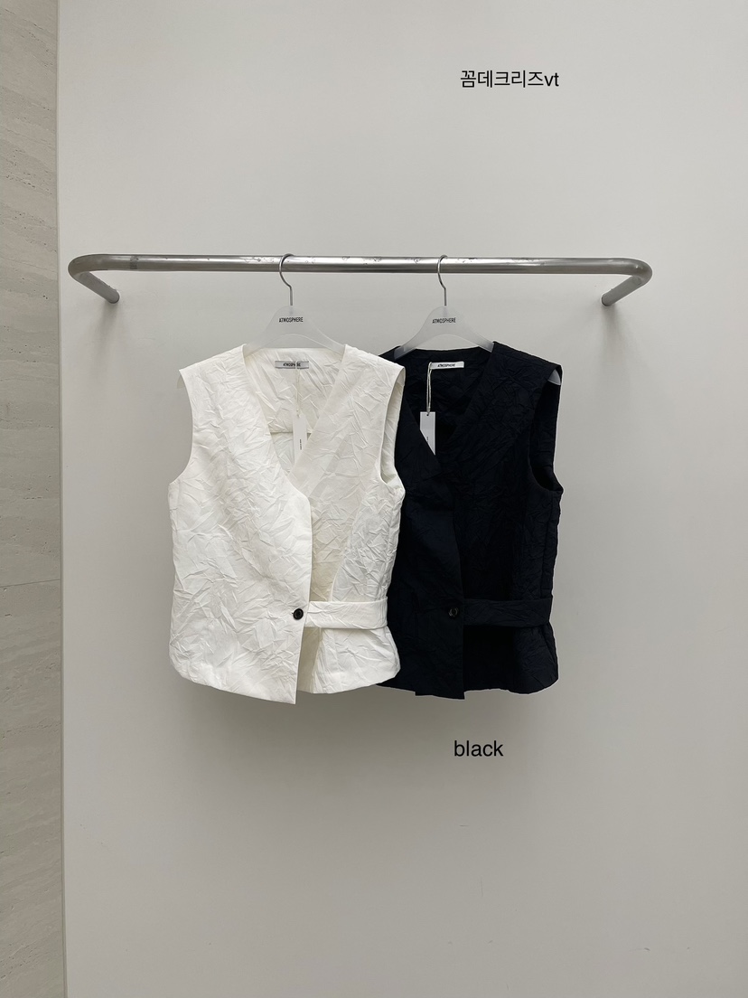 ATMOSPHERE韓國直郵女裝新款人氣26夏季推薦26春夏職業馬甲ATMOSPHERE/BLING馬甲