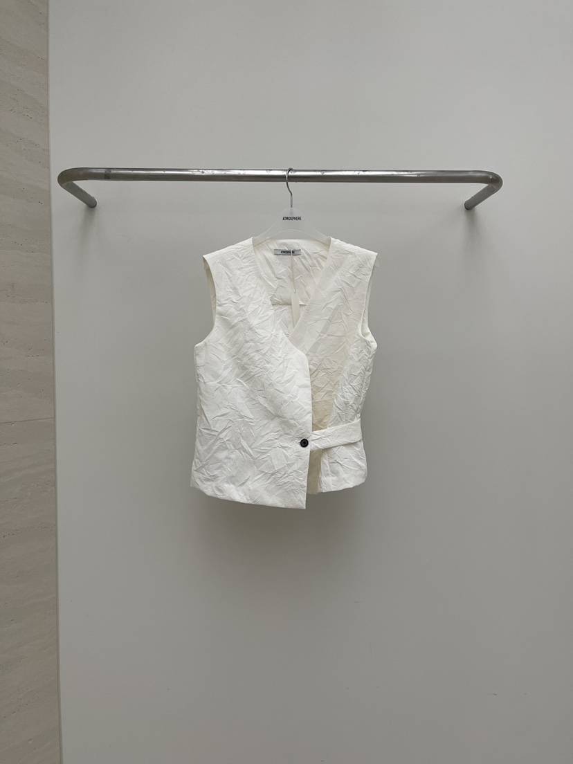 ATMOSPHERE韓國直郵女裝新款人氣26夏季推薦26春夏職業馬甲ATMOSPHERE/BLING馬甲圖色1