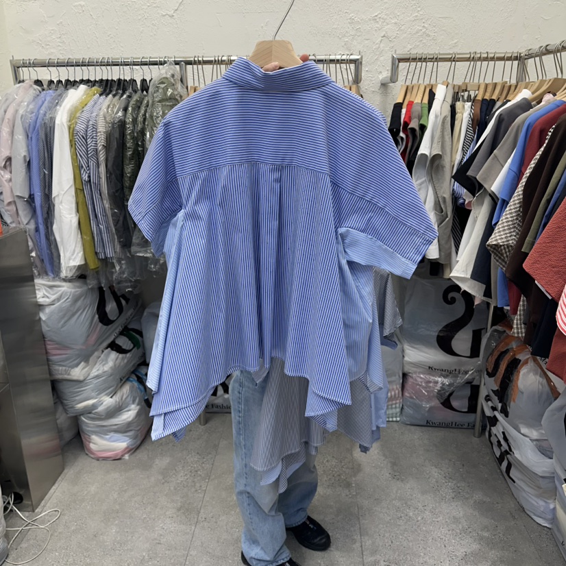 DA YLOG韓國東大門直郵女士新品時尚職業26夏季襯衫蕾絲衫DA YLOG襯衫/蕾絲衫