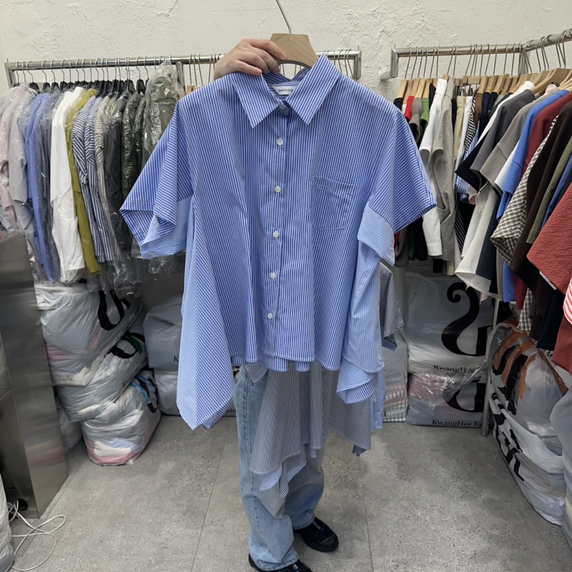 DA YLOG韓國東大門直郵女士新品時尚職業26夏季襯衫蕾絲衫DA YLOG襯衫/蕾絲衫圖色1