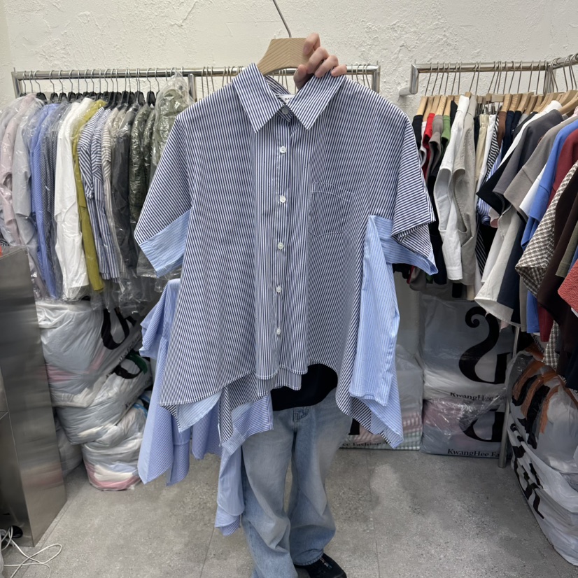 DA YLOG韓國東大門直郵女士新品時尚職業26夏季襯衫蕾絲衫DA YLOG襯衫/蕾絲衫圖色2