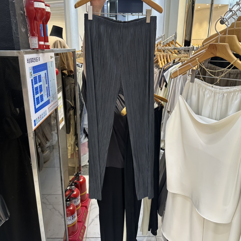 SANS韓國東大門代購女士新品人氣職業推薦時尚26春夏休閑褲SANS休閑褲圖色2墨色