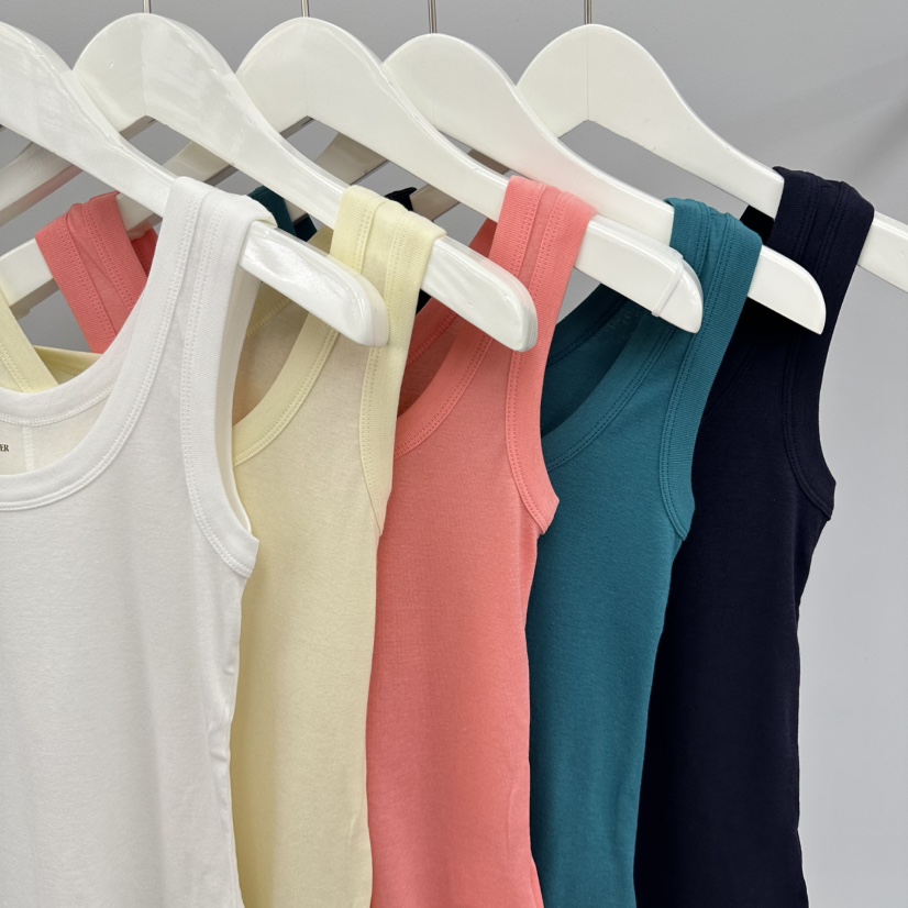 WATER/RIVER韓國代購女裝新款人氣推薦吊帶背心柔軟圓領WATER/RIVER吊帶/背心