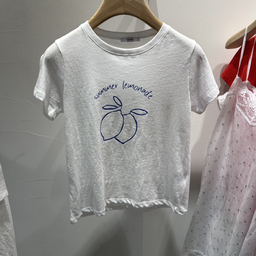 ROOM K-P韓國代購女裝新款時尚休閑推薦熱賣26夏季人氣T恤roomkT恤圖色2