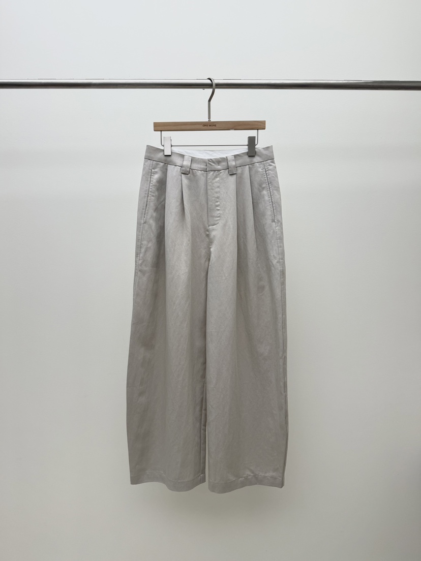 ONE MONE東大門實拍韓國女裝新品26夏季人氣休閑26春夏休閑褲ONE MONE休閑褲圖色2