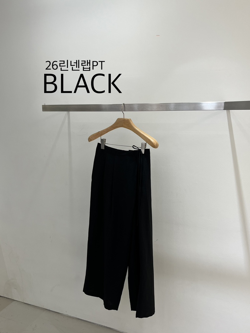 ONESTASTE韓國代購女士新品熱賣休閑26春夏休閑褲披肩亞麻TASTE/ONESTASTE休閑褲圖色3