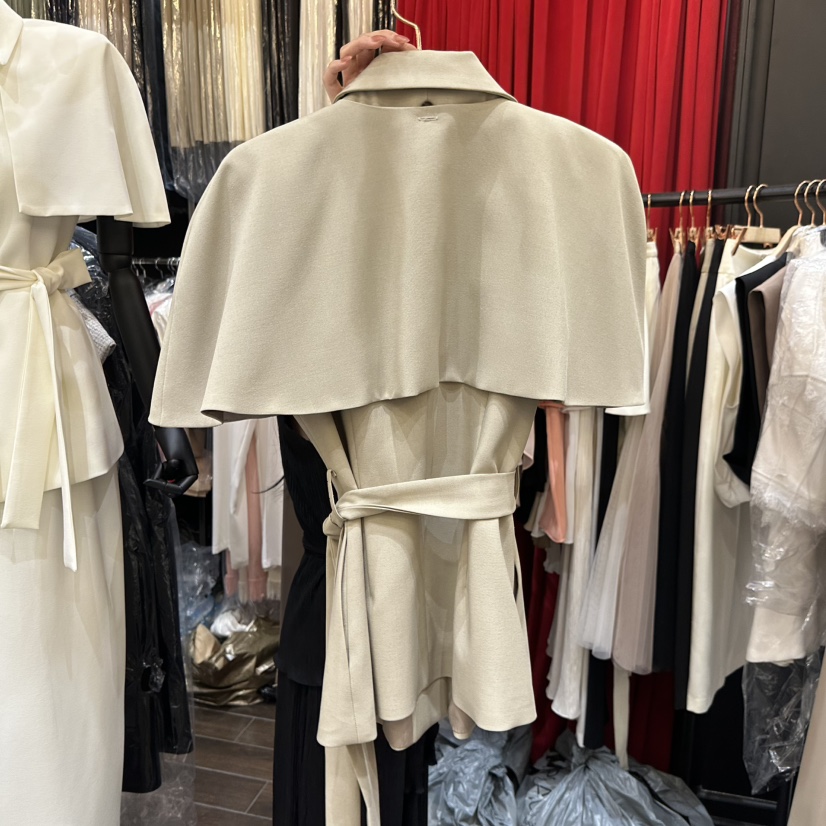 HERISH東大門實拍韓國女裝新款26夏季26春夏夾克含腰帶披肩Haute-Herish-Q夾克