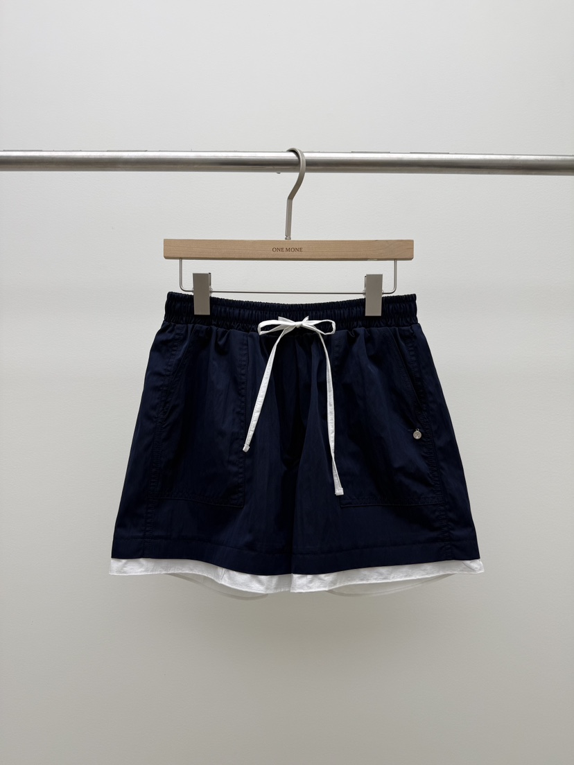 ONE MONE韓國東大門代購女士新品26夏季推薦職業熱賣短褲ONE MONE短褲圖色3