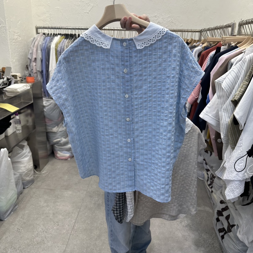 DA YLOG韓國東大門代購女士新品職業人氣推薦襯衫蕾絲衫DA YLOG襯衫/蕾絲衫