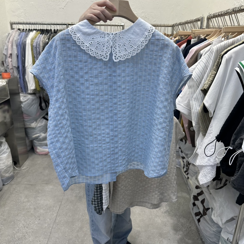 DA YLOG韓國東大門代購女士新品職業人氣推薦襯衫蕾絲衫DA YLOG襯衫/蕾絲衫圖色1