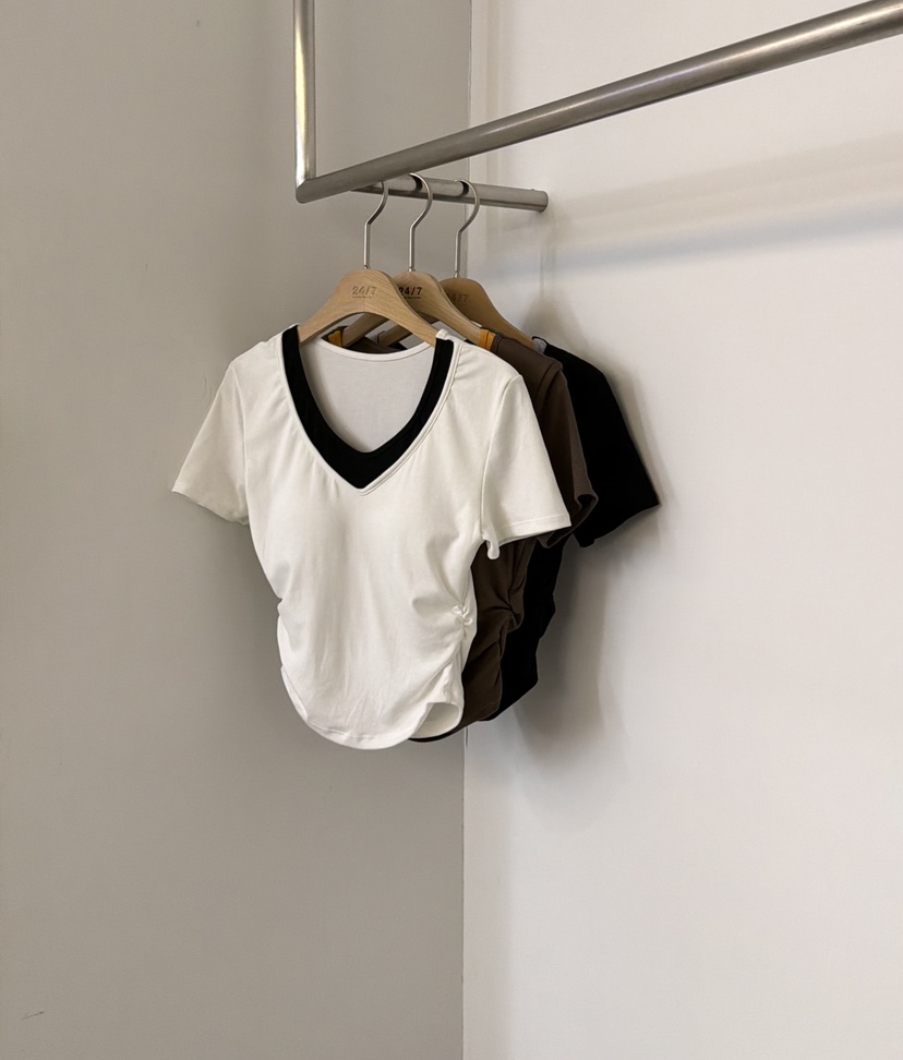 TWENTY FOUR SEVEN24-7韓國直郵實拍女裝新品推薦時尚T恤TEWNTY FOUR SEVEN24-7T恤