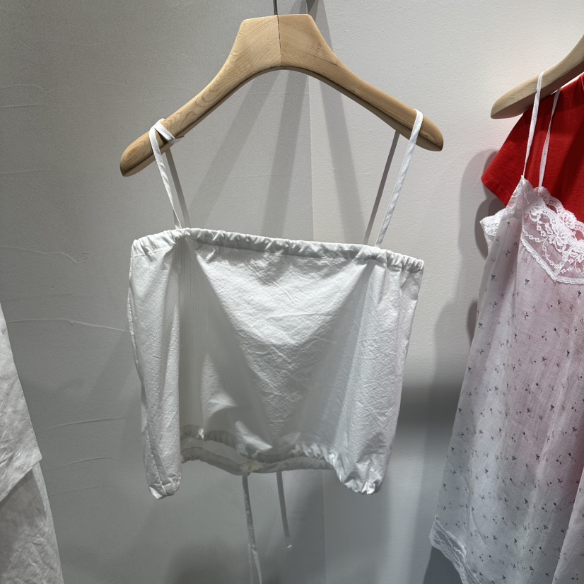 ROOM K-P韓國東大門代購女裝新品人氣26夏季吊帶背心紐扣roomk吊帶/背心