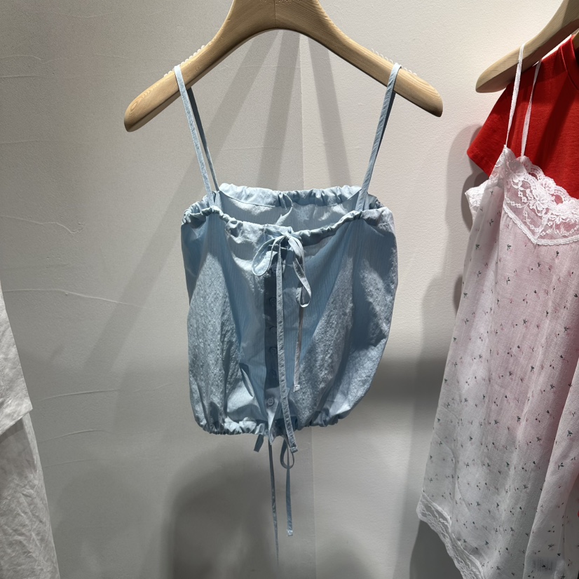 ROOM K-P韓國東大門代購女裝新品人氣26夏季吊帶背心紐扣roomk吊帶/背心圖色2