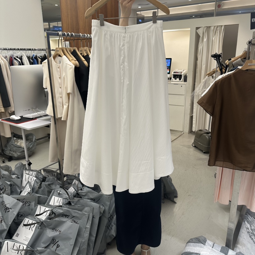 MER韓國代購女士新品時尚休閑26春夏人氣26夏季熱賣推薦長裙MER/ANGELO BIANCO長裙