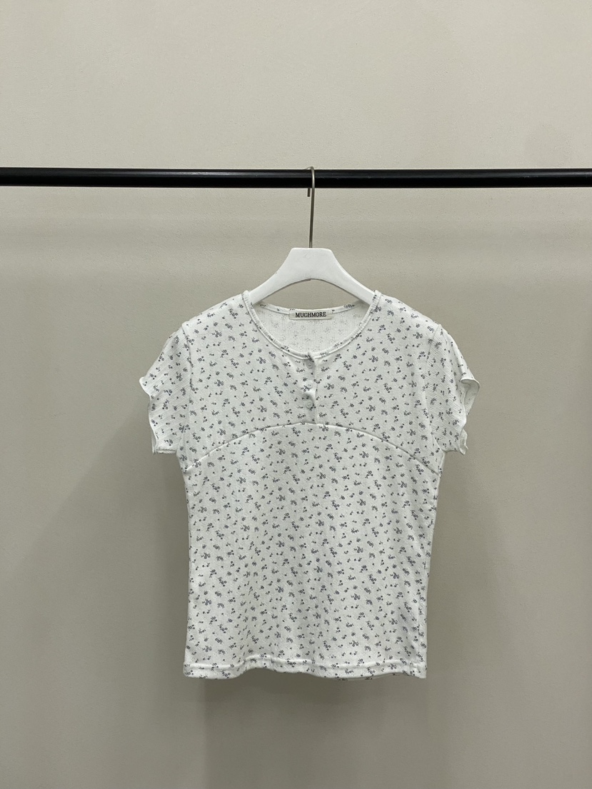 MUCH MORE/JACKPOT韓國直郵實拍女裝新品人氣26夏季T恤MUCH MORE/JACKPOTT恤圖色1