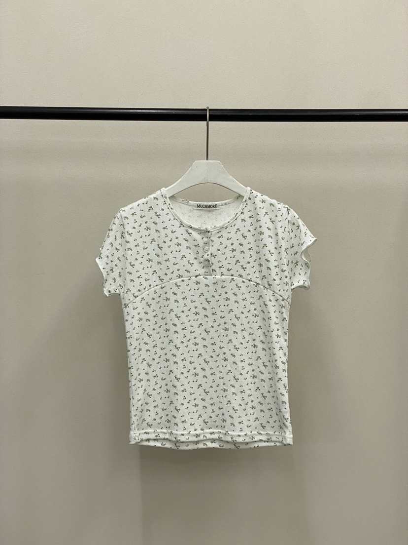 MUCH MORE/JACKPOT韓國直郵實拍女裝新品人氣26夏季T恤MUCH MORE/JACKPOTT恤圖色2