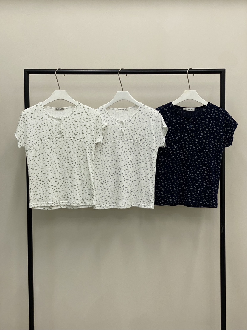 MUCH MORE/JACKPOT韓國直郵實拍女裝新品人氣26夏季T恤MUCH MORE/JACKPOTT恤圖色3左三色