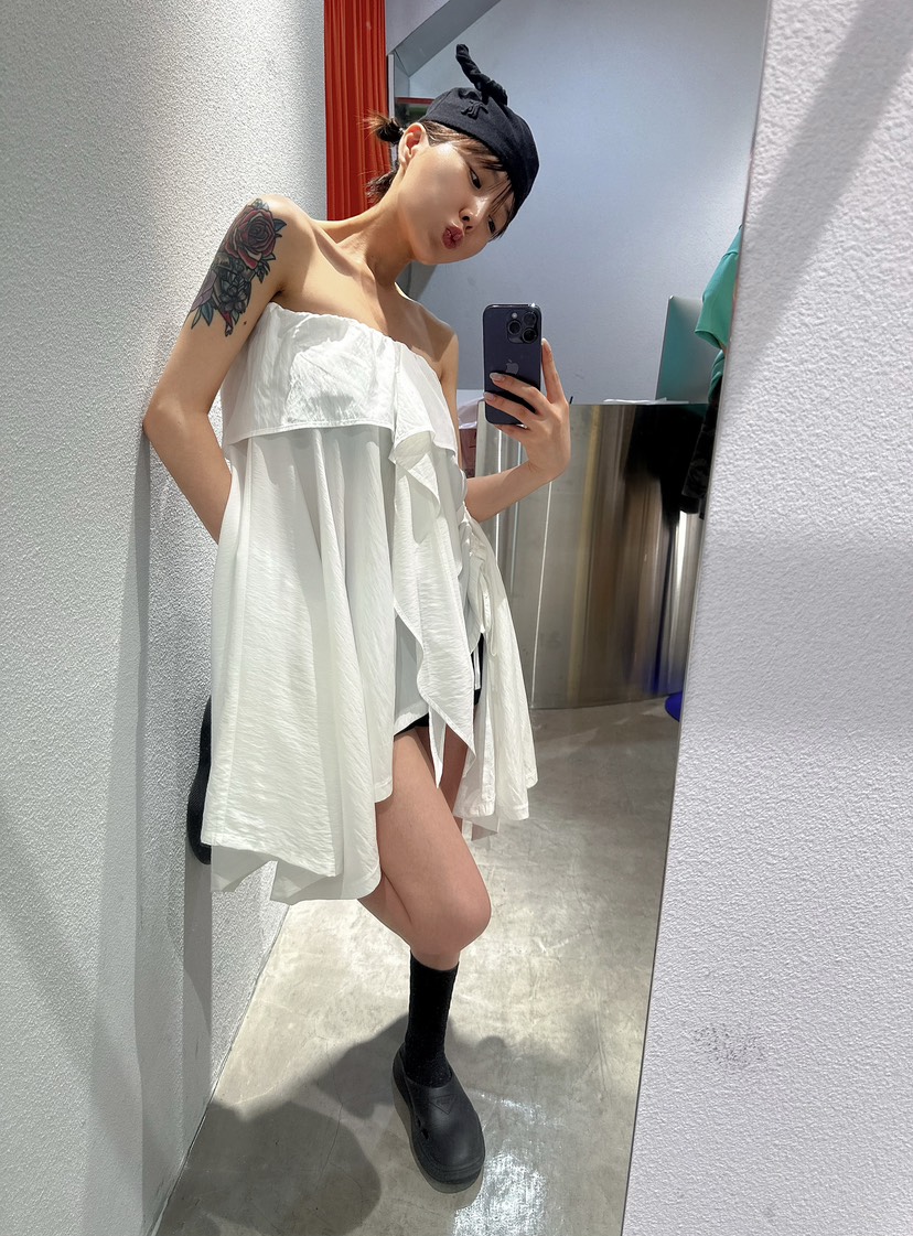 ARSERA東大門實拍韓國女士新品休閑時尚26春夏吊帶背心褶皺ARSERA吊帶/背心