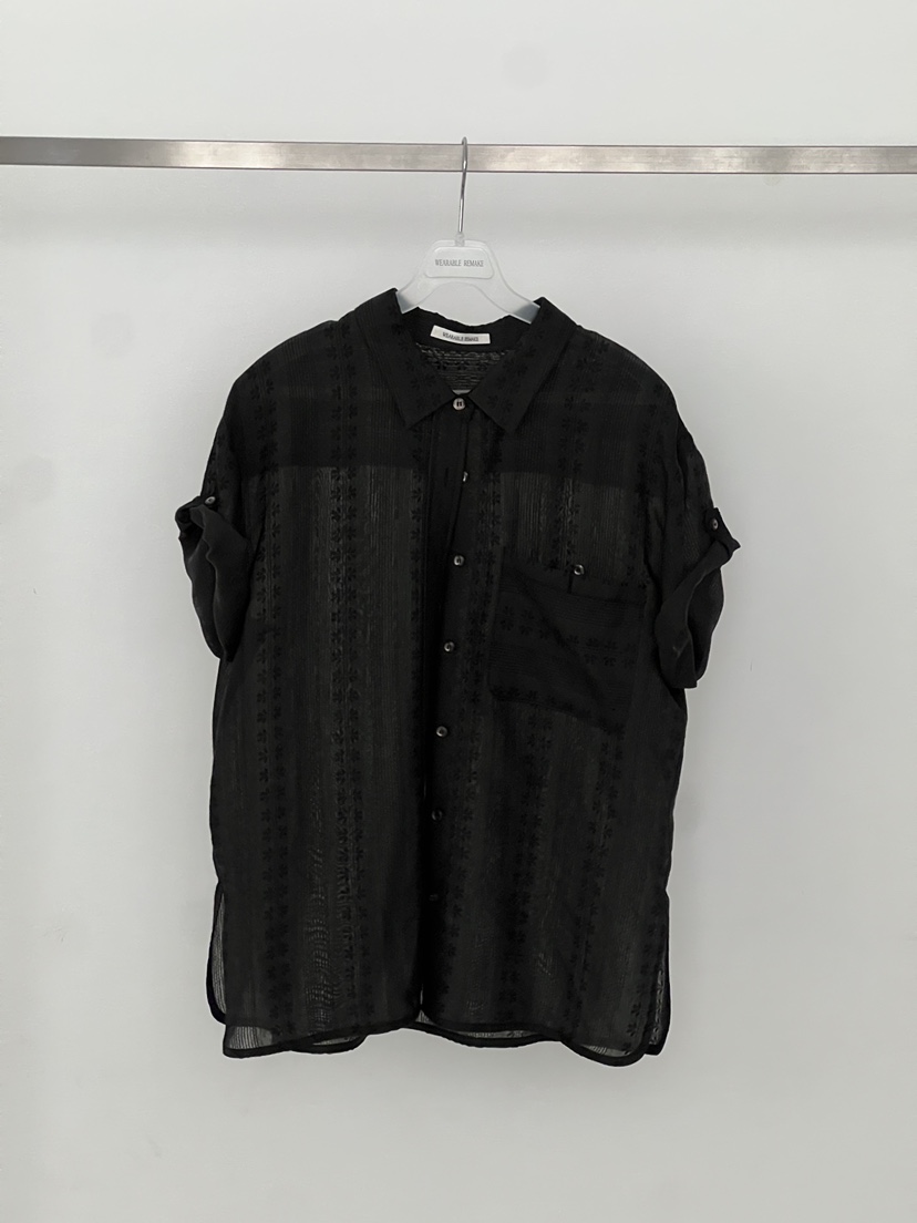 WEARABLE-L東大門實拍韓國女裝新款休閑26夏季襯衫蕾絲衫WEARABLE襯衫/蕾絲衫圖色3