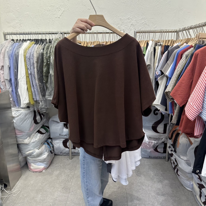 DA YLOG東大門實拍韓國女士新品熱賣休閑26春夏人氣推薦T恤DA YLOGT恤圖色1