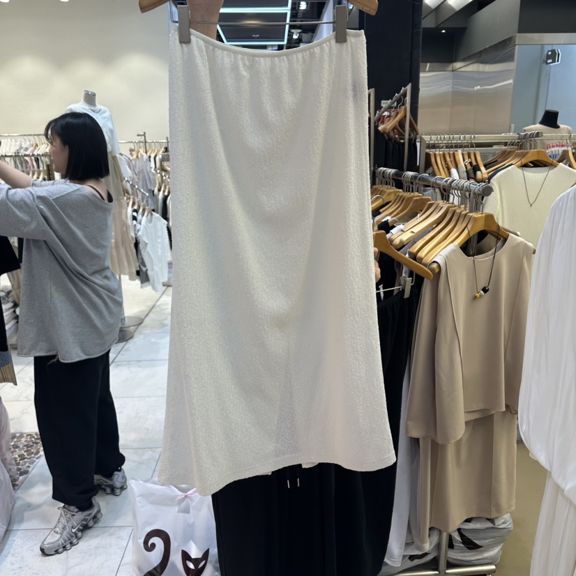 SANS韓國直郵實拍女裝新款職業休閑26夏季時尚推薦長裙蕾絲SANS長裙圖色1