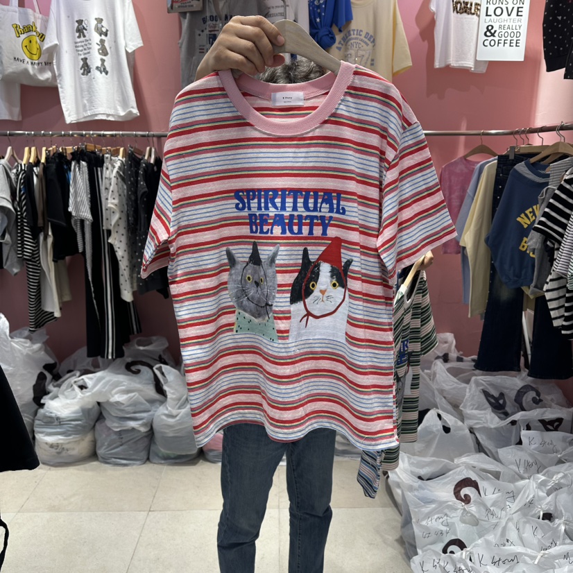 K STORY東大門實拍韓國女裝新款時尚休閑推薦26夏季職業T恤K STORYT恤圖色3