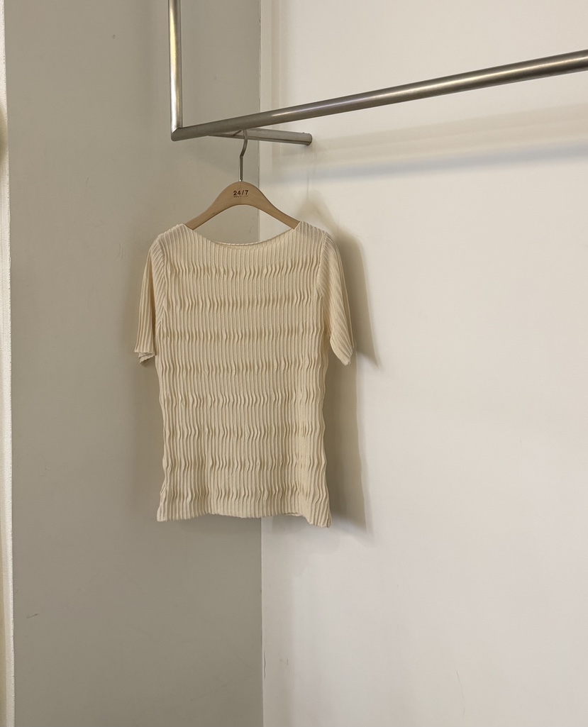 TWENTY FOUR SEVEN24-7韓國東大門代購女裝新品人氣襯衫蕾絲衫褶皺TEWNTY FOUR SEVEN24-7襯衫/蕾絲衫圖色2