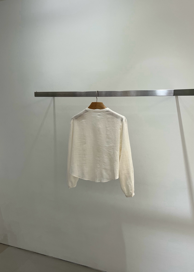 ONESTASTE韓國代購女裝新品26春夏人氣熱賣襯衫蕾絲衫褶裥棉TASTE/ONESTASTE襯衫/蕾絲衫