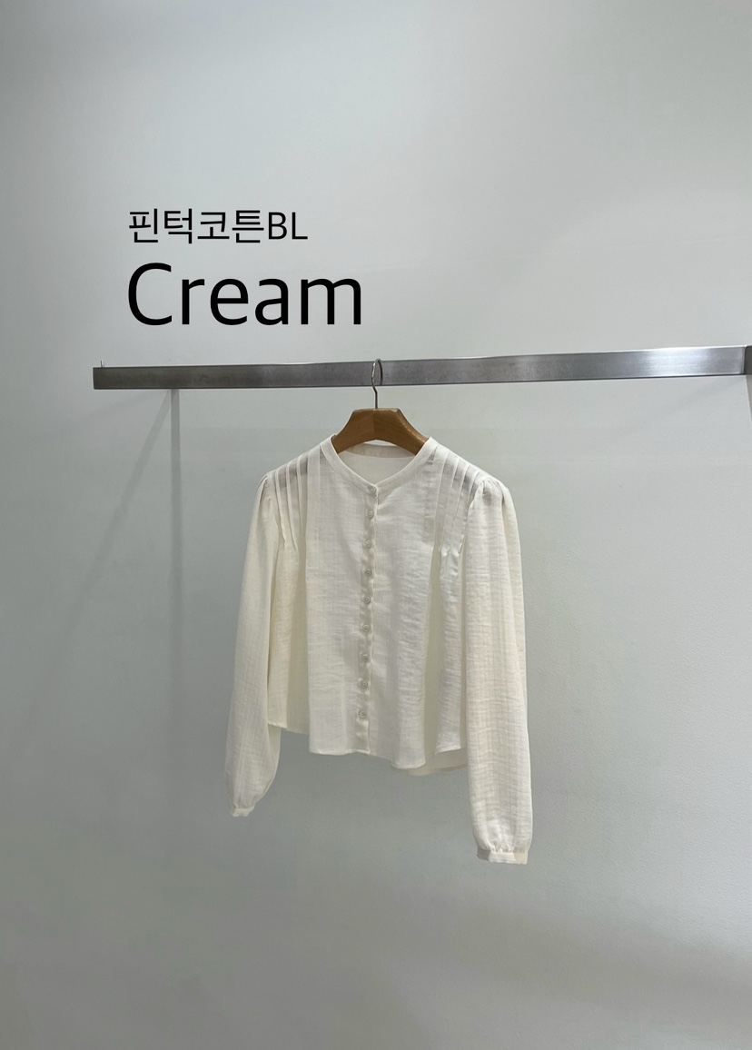 ONESTASTE韓國代購女裝新品26春夏人氣熱賣襯衫蕾絲衫褶裥棉TASTE/ONESTASTE襯衫/蕾絲衫圖色1