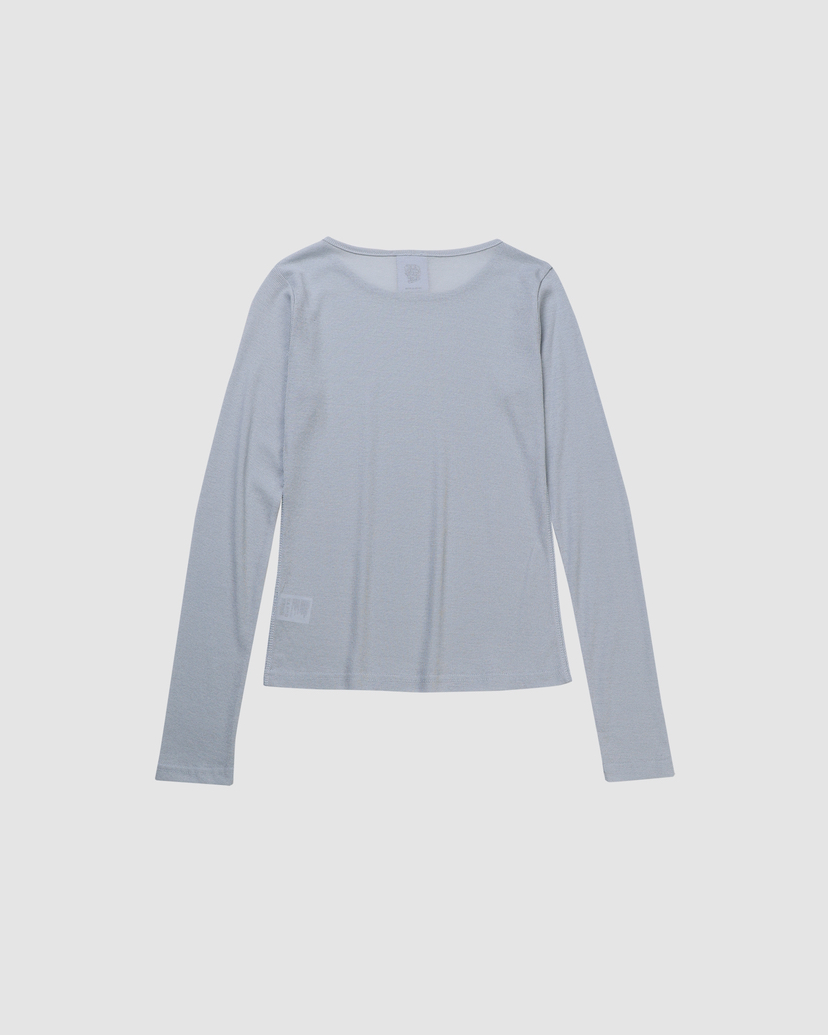 GVR COMPANY/RAWOO韓國直郵實拍女士新品休閑長袖T恤透視亞麻GVR COMPANY/RAWOO長袖T恤